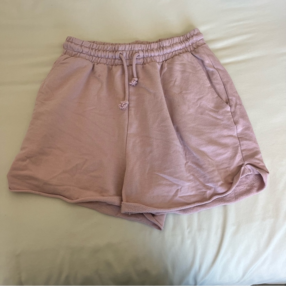 Women's Pink Casual Shorts